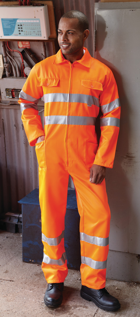 Hi-Vis Polycotton Coverall