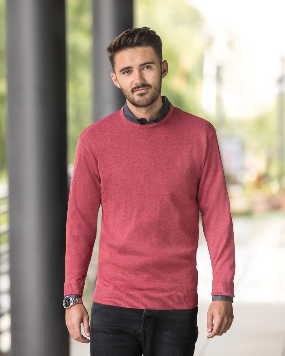 Russell Collection Knitted Crew Neck