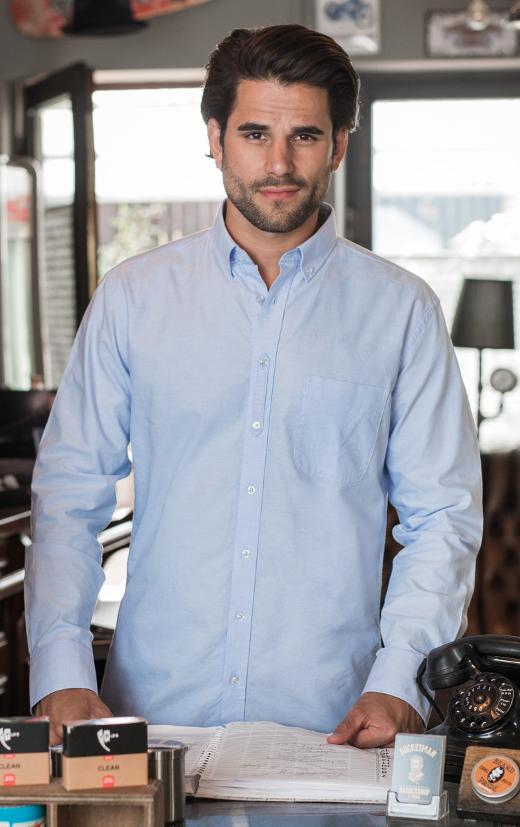 Russell Collection L/S Oxford Shirt
