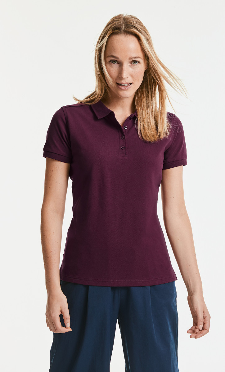 Russell Ladies Tailored Stretch Polo