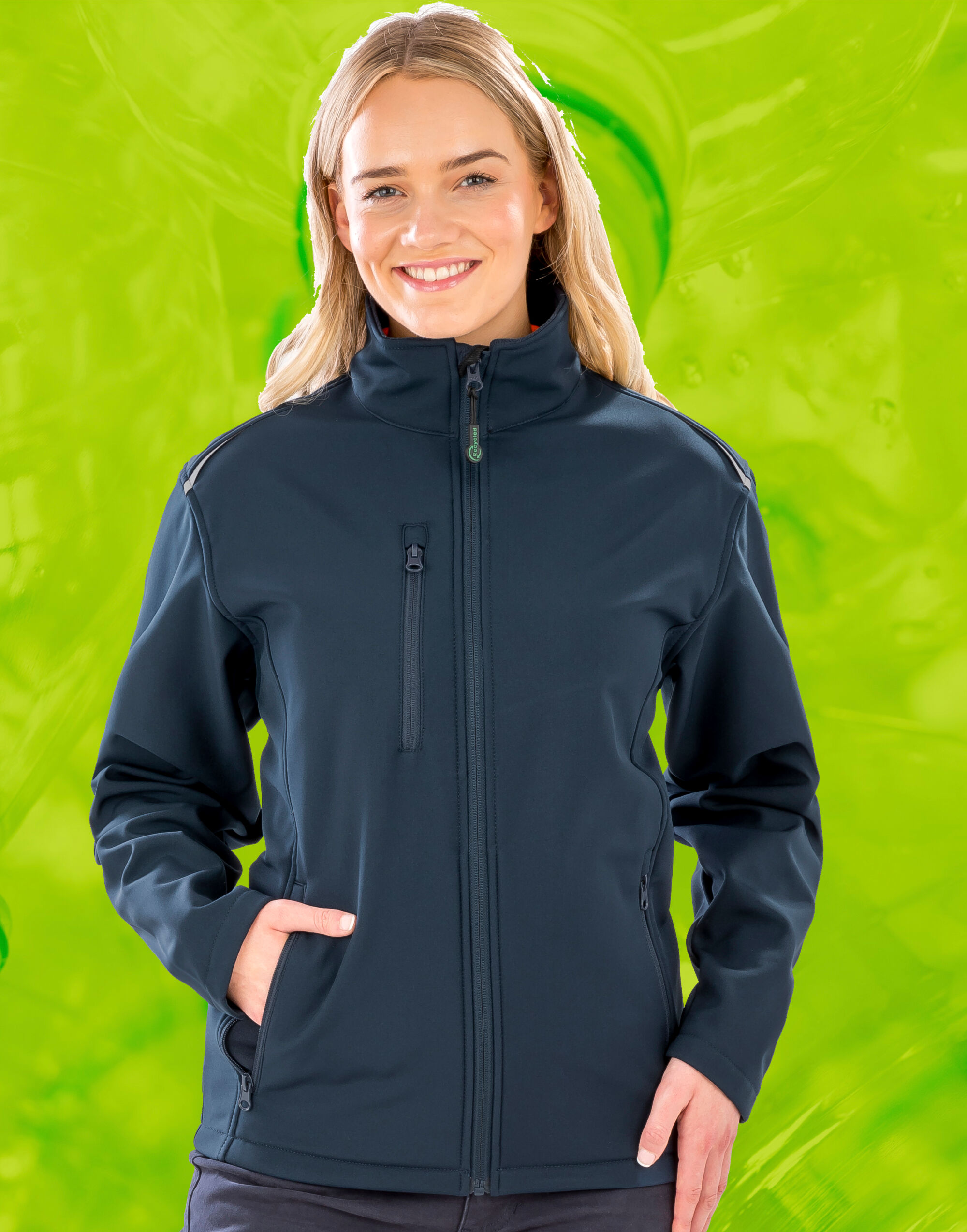 Women's Recycled 3-Layer Printable Softshell Jacket