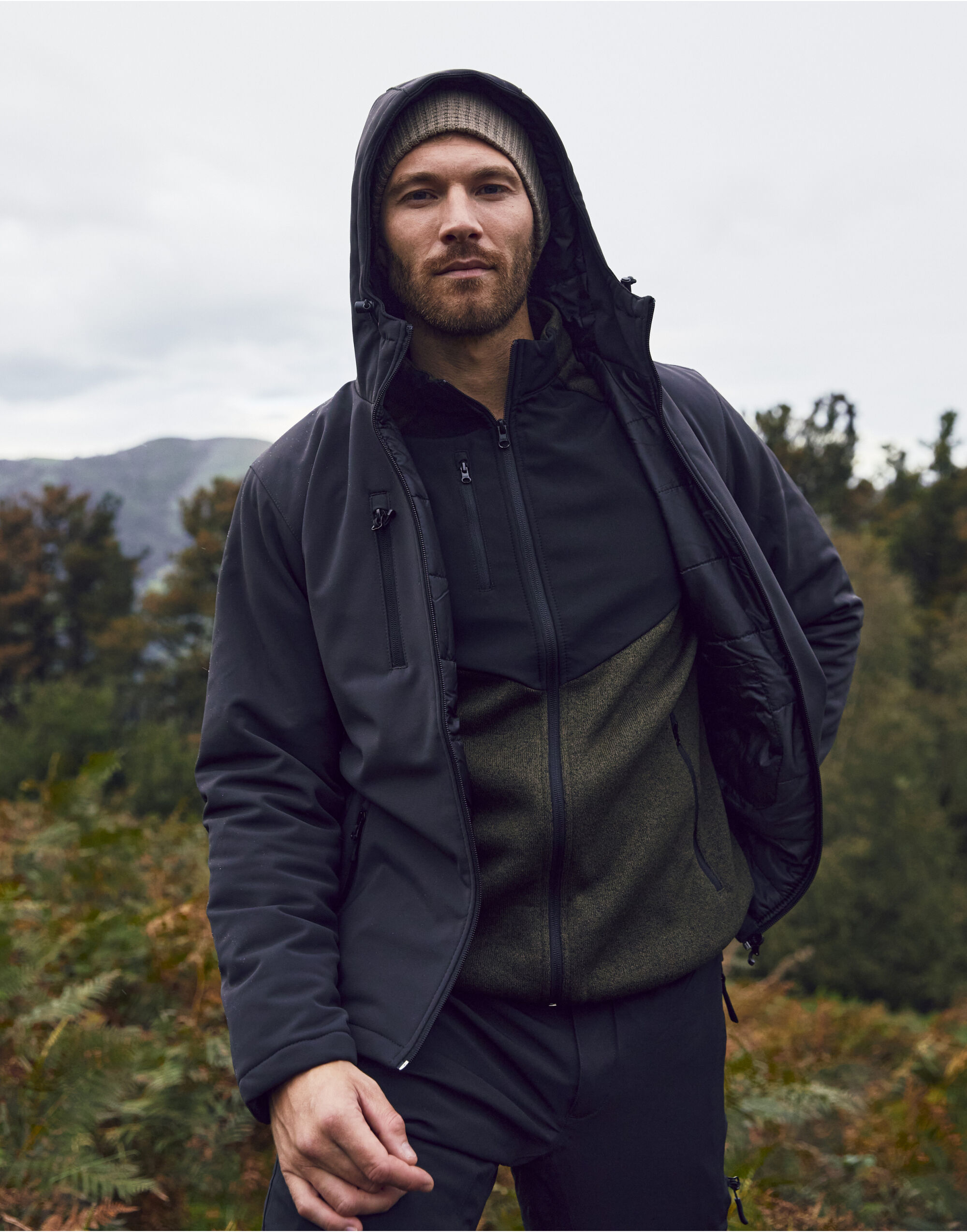 Padded Hoody Softshell