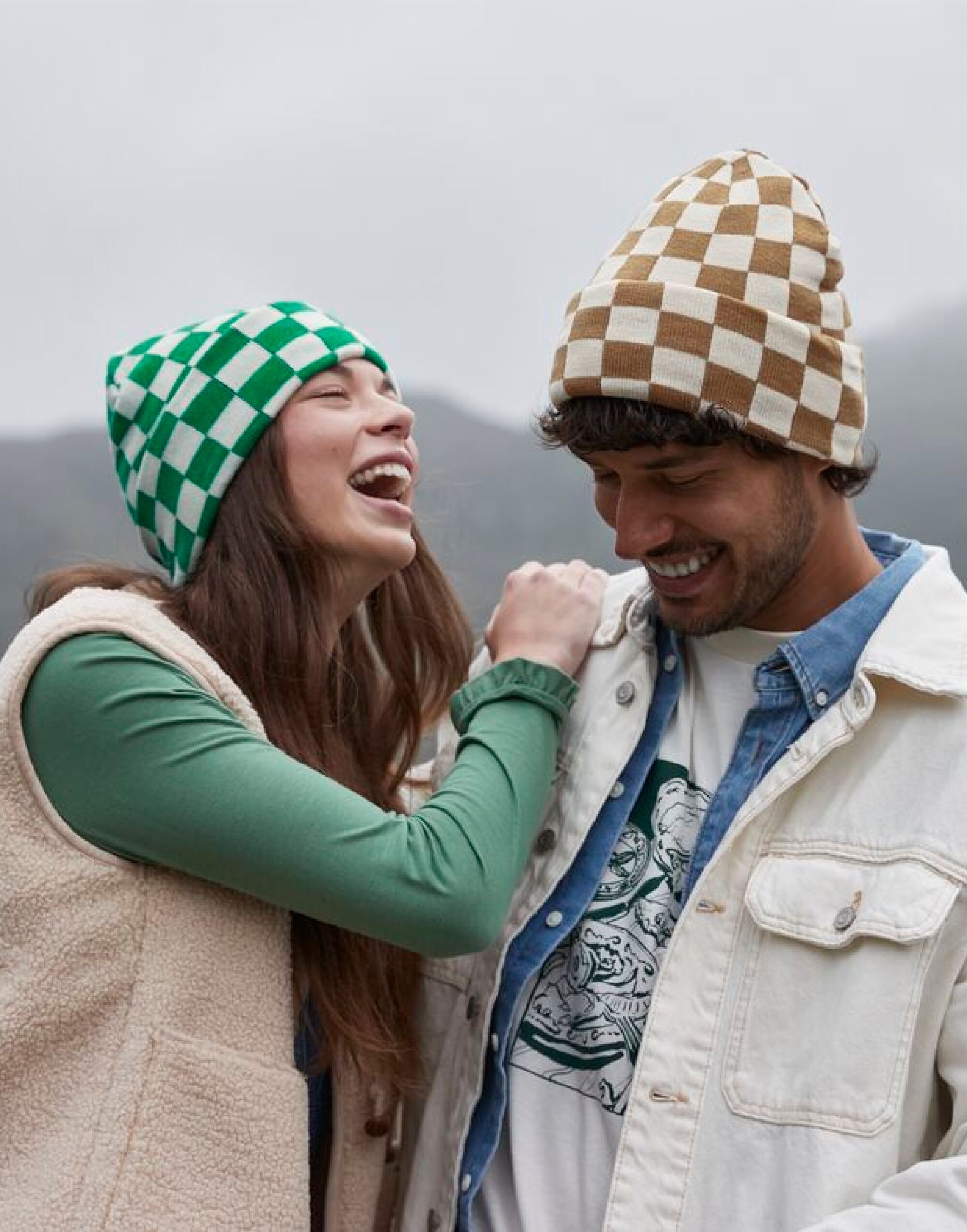 Checkerboard Beanie