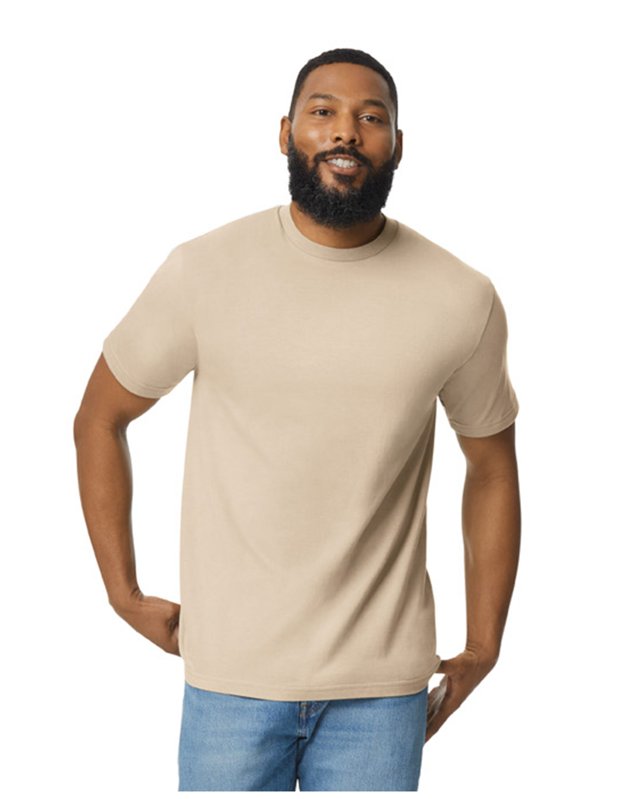 Softstyle Midweight Adult No Label Enzyme Wash T-Shirt